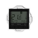 MINI Elektroniczny tygodniowy regulator temperatury (podświetlenie białe), czarny mat 12MRT-3.1 KARLIK