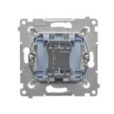 Simon 54 Przycisk pojedynczy zwierny bez piktogramu 16A z. śrub. biały