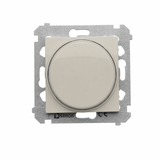 Simon 54 Ściemniacz naciskowo-obrotowy 20-500W nie do LED kaszmir mat DS9T.01/42