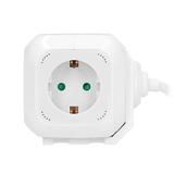 Przedłużacz Kostka 4x2P+Z(Schuko) ładowarka 2xUSB 1,4m H05VV-F 3x1,5mm2 biały OR-AE-13144(GS)/W ORNO