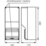 Obudowa zestawu pomiarowego-OZP1 38.03 OPATÓWEK