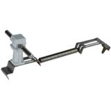 Wspornik dachowy SPANNsnap, wys. 36 mm, stal nierdzewna NIRO/ tworzywo, szary