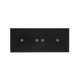 Simon 54 Touch Panel dotykowy S54 Touch 3 moduły 1 pole dotykowe + 2 pola dotykowe poziome + 1 pole dotykowe zastygła lawa DSTR3121/73 KONTAKT