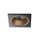 GLOZO DSL G/B Oczko sufitowe GLOZO DSL G/B kwadratowy stop aluminium kolor złoty / czarny 1XGx5,3/GU 36216 KANLUX