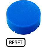 M22-XDH-B-GB14 Soczewka do przycisku wystającego 22mm płaska niebieska z opisem /RESET/ 218249 EATON