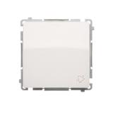 Simon Basic Przycisk dzwonek 16A 250V zaciski śrubowe biały BMD1A.01/11 KONTAKT