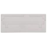 ścianka rozdzielająca jasnoszara