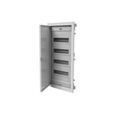 Rozdzielnica modułowa 4x12 podtynkowa z metalowymi drzwiami IP40 N+PE C.1548 PAWBOL