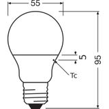 Żarówka LED x3 A55 E27 4.9W = 40W 470lm 3000K Ciepła 200° VALUE CLASSIC Osram