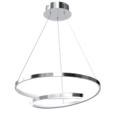 MILAGRO Lampa wisząca LUCERO CHROME 48W LED