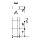 GRM 35 100VA4301, Korytko siatkowe GRM 35/100 VA