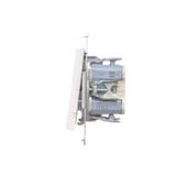 Simon 55 Przycisk zwierny podwójny zwierny bez piktogramu – osobne podświetlenie dla każdego klawisz