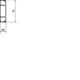 tehalit.ateha Kanał 20x75 L=2,0m, biały ATA207529016 HAGER