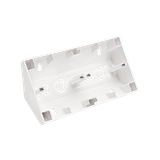 Simon 55 Puszka natynkowa narożna 2-krotna do ramek LINE/DUO Biały mat