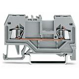 złączka 2-przewodowa 1,5 mm2 szara