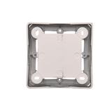 puszki instal. Puszka natynkowa płytka (31mm) pojedyncza stal inox MPN1/21 KONTAKT