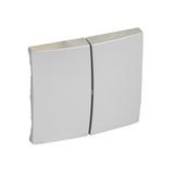 VALENA - KLAWISZ PODWÓJNY ALUMINIUM, Legrand