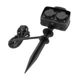 Gniazdo ogrodowe (schuko) IP44 1,5m H07RN-F 3x1,5mm2 OR-AE-13138(GS) ORNO