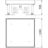 RKN2 9 VMSL1N 21, Prostokątna kaseta SL, rewizyjna