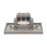 Hermetyczne gniazdo elektryczne IP55 stal nierdzewna OR-AE-1397 ORNO