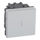 MOSAIC ŁĄCZNIK KRZYŻOWY - 2 MODUŁY ALUMINIUM 10AX-250V~, Legrand