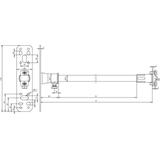 DEHNiso, Wspornik dystansujący do drutu 7-10 mm, ZG-St/tZn / GFK / NIRO