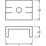Akcesoria do profili LS AY-PM05/MB