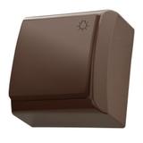 BIS Łącznik zwierny  światło  - kolor brązowy