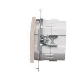 Simon 54 Elektroniczny łącznik/przycisk 4-krotny do sterowania 4 obwodami kremowy