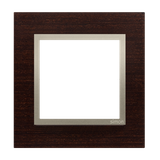 Simon 54 Nature Ramka 1-krotna Nature-Drewno ZŁOTE WENGE