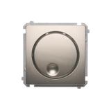 Simon Basic Regulator 1–10 V . Do załączania i regulacji źrodeł światła z zasilaczami sterowanymi 1–10 V satynowy BMS9V.01/29 KONTAKT