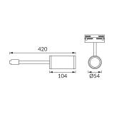 MEGAN TRA 42 GU10 BLACK