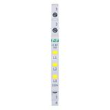 Lampka kontrolna zasilania z zabezpieczeniem 1/3S 3xLED ŻÓŁTA LK-BZ-703Y F&F