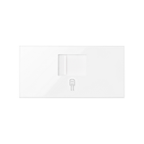 Simon 100 Pokrywa do gniazda komputerowego 1x (mechanizm 1/2) biały