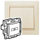 VALENA ŁĄCZNIK HOTELOWY MECHANICZNY KREM 10A-250V~, Legrand