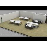 SIMON 480 TS48-230E220K0-33 Listwa poszerzona 2 gn. typ E; 2 gn. UPS i płytka 2xRJ45 keystone; złącz