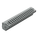 MCS-MIDI Classic gniazdo kątowe 19-bieg. szare raster 5 mm /10szt./ WAGO