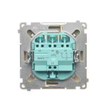 Simon Basic Łącznik potrójny 10A szybkozłączka beż