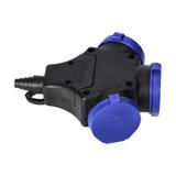Rozgałęźnik bryzgoszczelny i odporny na uderzenia, IP44, 3x2P+Z, 16A, 230V AC OR-AE-13209 ORNO