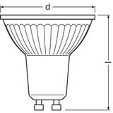 Lampa LED VALUE non-dim PAR16 80 60° 6,9W 830 GU10