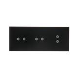 Simon 54 Touch Panel dotykowy S54 Touch 3 moduły 2 pola dotykowe poziome + 2 pole dotykowe poziome + 2 pola dotykowe pionowe zastygła lawa DSTR3223/73 KONTAKT