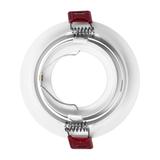 FONDI RC ramka dekoracyjna oprawy punktowej, MR16/GU10 max. 50W, okrągła, stała, aluminiowa, biało-z