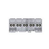 Zaciski rozgałęźne 5-polowe 2x25/2x16mm2 KH25C HAGER