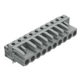 MCS-MIDI Classic gniazdo kątowe 10-bieg. szare raster 5 mm /50szt./ WAGO
