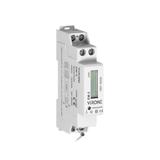 1-fazowy wskaźnik zużycia energii elektrycznej, 40A, wyjście impulsowe, 1 moduł, DIN TH-35mm EM-2 ORNO