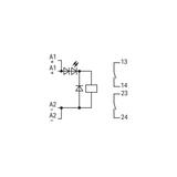 Moduł przekaźnikowy 20mm 24V DC 2z 286‑328 WAGO