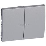 SISTENA LIFE KLAWISZ METALIC PODWÓJNY DO MECHANIZMÓW PODŚWIETLANYCH, Legrand