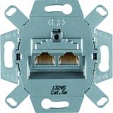 BERKER one.platform Mechanizm gniazda komputerowego UAE podwójna (RJ45) ekranowane kat. 5e 534555 HA