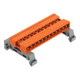 MCS-MIDI Classic wtyk dwustronny 12-bieg. pomarańczowy raster 5,08 mm /25szt./ WAGO