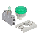 LAMPKA SYGN. CZERWONA 24V ŻARÓWKA STANDARD SP22-LB-24-BA9S. SPAMEL